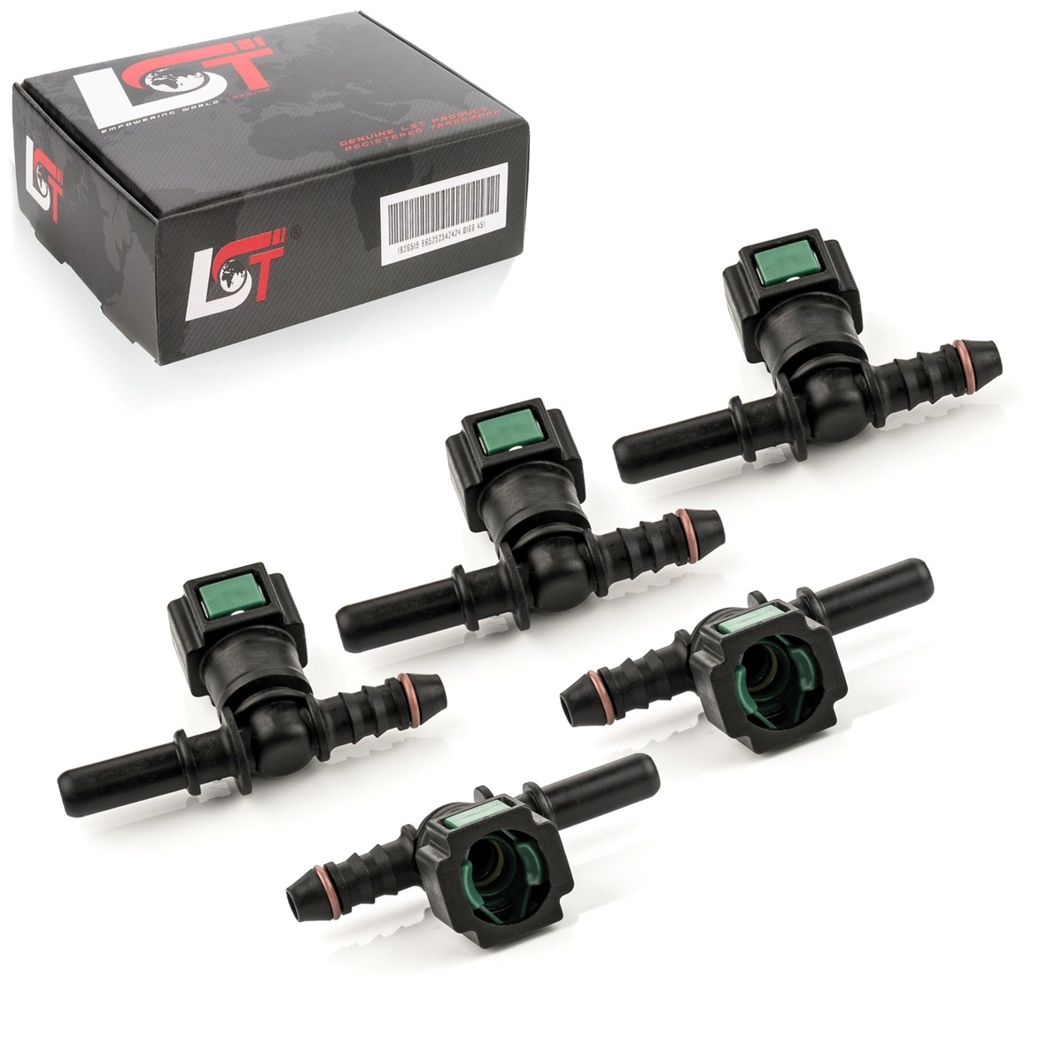 5X Quick Release Fuel Line Coupling T-Piece 7.89X6Mm For CHRYSLER