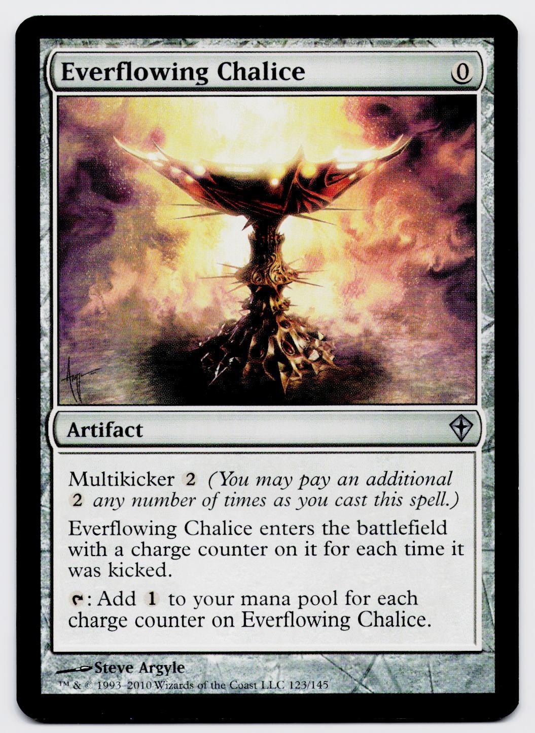 EVERFLOWING CHALICE UC WORLDWAKE 123 MAGIC: THE GATHERING NM/M