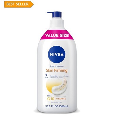 Sheer Hydration Skin Firming Body Lotion with Q10 and Vitamin C, 72-Hour Body...