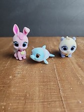 Disney Junior T.O.T.S. Tiny Ones Flocked Animal Figure Lot of 3 Figures
