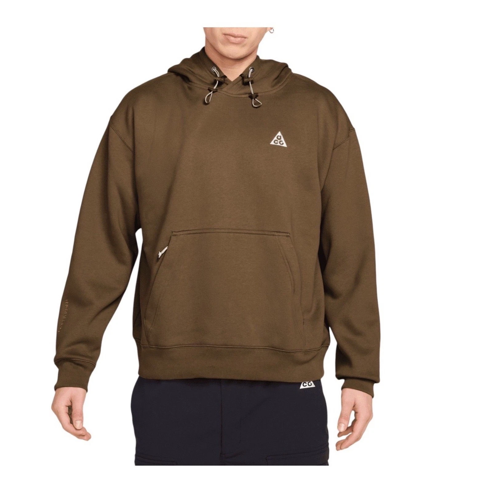 Nike ACG Therma-FIT Tuff Fleece Hoodie Hazel Rush Brown DH3087-242 Mens S