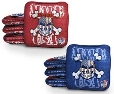 Professional Cornhole Bags Set of 8 Regulation Patriotic Series Resin Filled ...