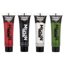 Halloween Face Paint Body Paint - Set of 4 - SFX Make up, Special Effects Make u