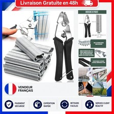 Pince à anneaux pour grillage YICH avec 1200 agrafes, agrafeuse manuelle