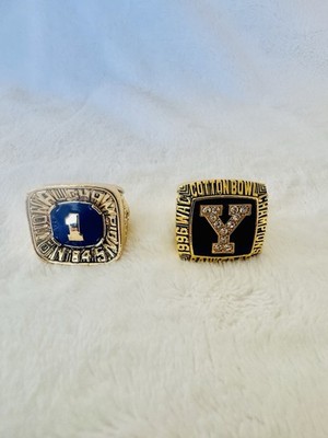 2 PCS BYU 1984/96 Champions Football Ring Set, US SHIP