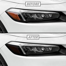 2pcs Precut Amber Delete Headlight Sidemarker Tint For 2022-2025 Honda Civic
