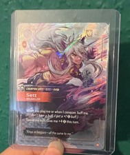 Riftbound Spiritforged Overnumbered Sett Brawler Signed Showcase 232*/221