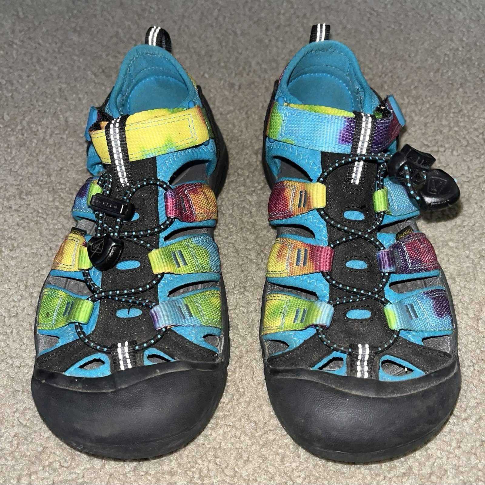 KEEN NEWPORT H2 scarpa sandalo sportiva giovanile US 4 EU 36 tie dye