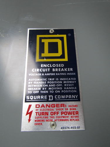 💥SQUARE D 200 AMP SCHUTZSCHALTER GEHÄUSE Q2-2200NS MIT 150 AMP SCHALTER - Bild 14 von 15