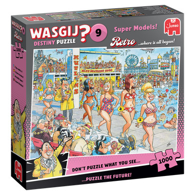Wasgij Retro Destiny 9 Super Models 1000 Piece Jigsaw Puzzle