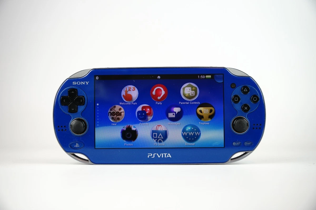 Preços baixos em Sony PS Vita-PCH-1000 Azul Consoles de videogame