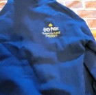 Harry Potter Womens Blue Zip Hoodie Jacket Sz Medium Forbidden Forest — photo 2