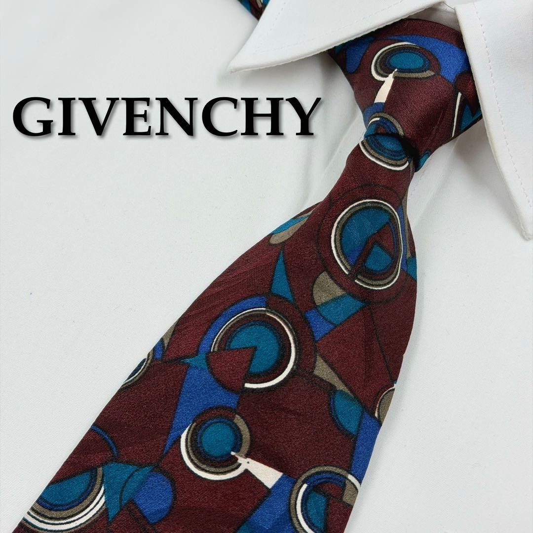 ✨️Good condition✨️ Givenchy GIVENCHY tie Bordeaux… - image 1
