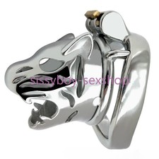 New Male Chastity Cage Device Real Stainless Steel Chastity Belt Peni Lock