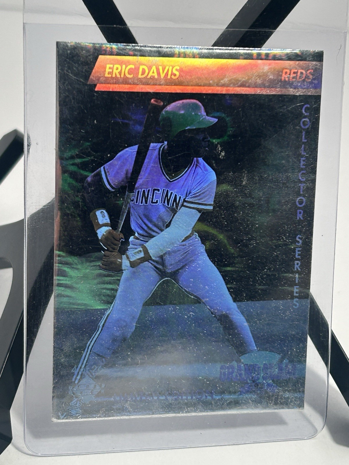 1991 Upper Deck Denny's Grand Slam Holograms #4 Eric Davis