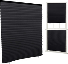 Temporary Blackout Blinds,180 * 90 Cm Stick on Curtains Blackout Blinds No Drill