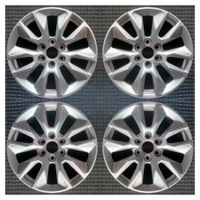 Set 2019-2025 Chevy Sierra Silverado Ltd Suburban Tahoe Silver Wheels Rims 5916
