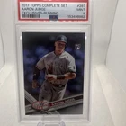 2017 TOPPS COMPLETE SET #287 AARON JUDGE PSA9 EXCLUSIVES-RUNNING ! WOW LQQK!!!!!