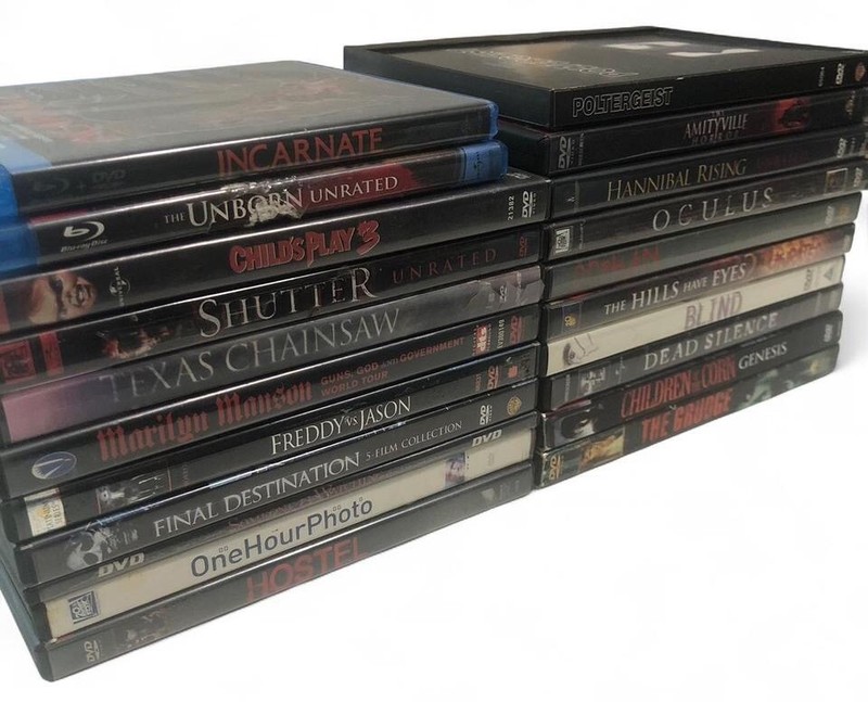 DVD Horror Thriller Movie Lot of 21 The Grudge Child’s Play 3 Texas Chainsaw