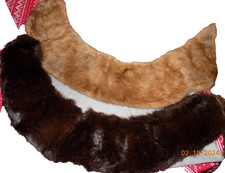 Pair of vintage fur collars