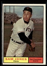1961 Topps Sam Jones EX/Mt set Break #555