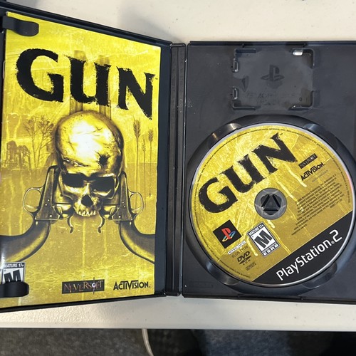 Gun (Sony PlayStation 2, 2005) PS2 Game CIB Complete in Box w/ Manual - Picture 2 of 3