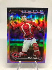 Luke Maile 2024 Topps Update Rainbow Foil Card #US167 Reds