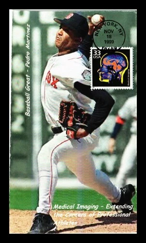 US COVER PEDRO MARTINEZ BASEBALL GREAT MEDICAL IMAGING CELEBRATE CENTURY FDC