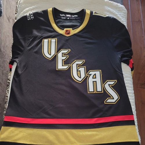 Authentic Adidas Vegas Golden Knights Reverse Retro 2.0 Jersey Size 56 VGK Glow