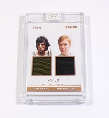 2024 Keepsake Collection Rambo Premiere Laser Signapatch Gold #112 Relic /50