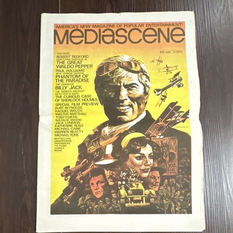 MEDIASCENE Magazine May/Jun 1972 Special Film Preview Redford, Williams