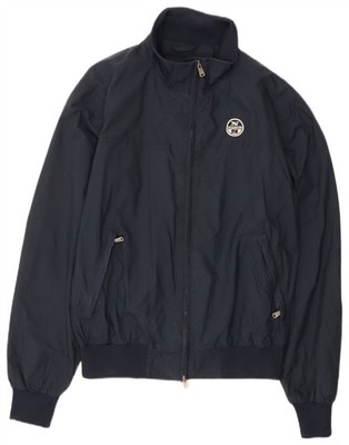 North Sails Mens Bomber Jacket UK 40 Large Navy Blue Polyamide DO16