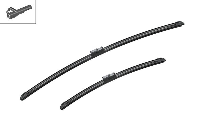 Balai d'essuie-glace BOSCH 3 397 118 977 silencieux de 650/425mm anti-traces
