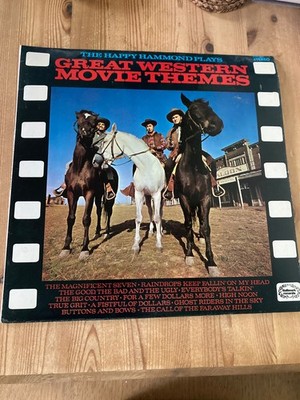 Brian Dee   The Happy Hammond Plays Great Western Movie Themes Vinyl LP. VG+/VG+