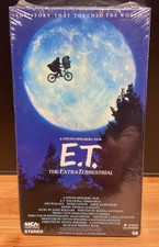 Brand New E.T. The Extra-Terrestrial VHS Tape Black Green Cassette 1988 Sealed