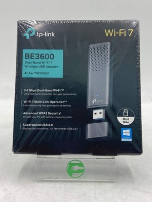 New TP-Link Archer TBE3600U Dual-Band Wi-Fi 7 Wireless USB Adapter BE3600