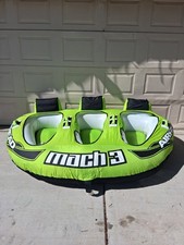 Airhead Mach 3 Towable Tube 3 Person Inflatable Tubing Tow Water Boating Lake