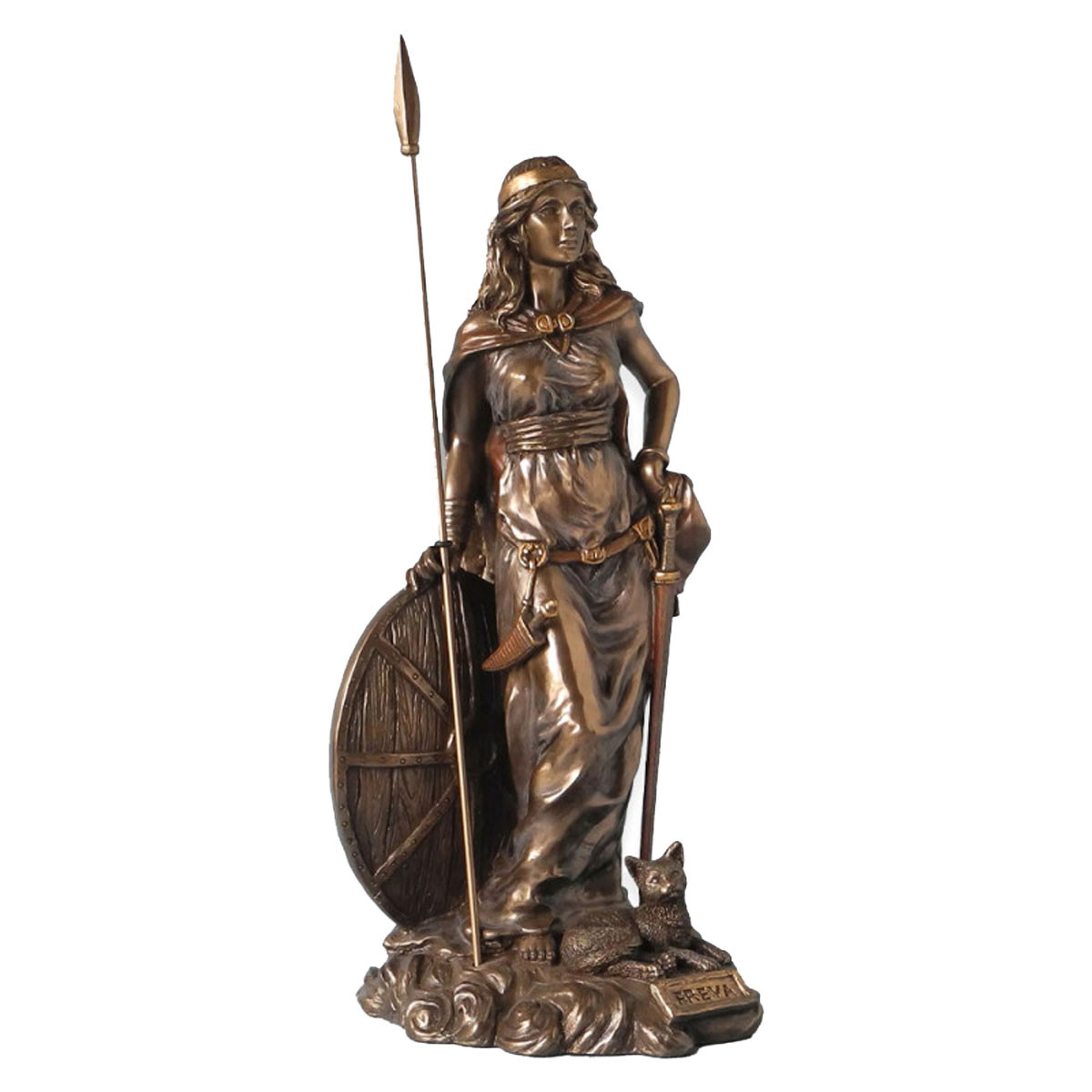 Statuette en polyrésine Freya incassable pour décorer sans crainte d'accident