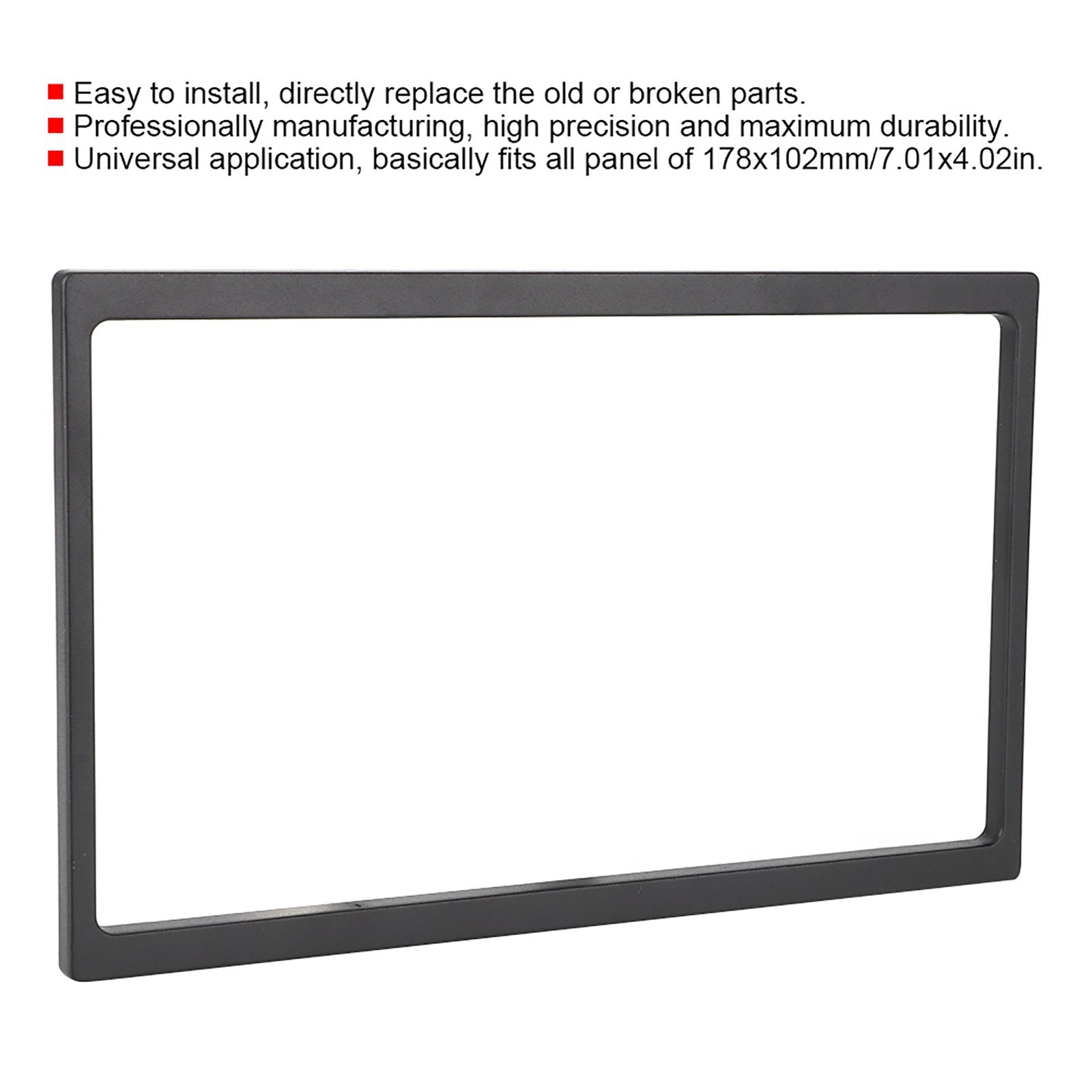 Double Din 7 Inch Car Stereo Frame Trim 2 Din 7in PST Thick Fascia Car Stereo