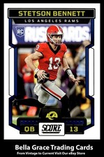 2023 Panini Score Stetson Bennett IV #313 Los Angeles Rams Rookie RC Football