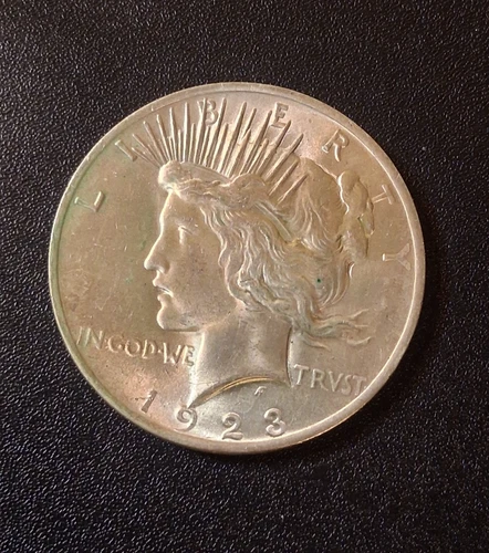 1923 Peace Dollar AU Condition