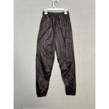 Body Wrappers Kids Black Nylon Dance Warm Up Pants Joggers 12-14 Style 071