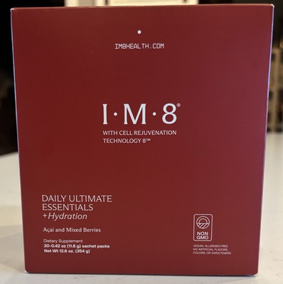 #ad #ad IM8 Daily Ultimate Essentials Hydration 30 0.42 oz Packs Exp. 9 27 Sealed $47.49