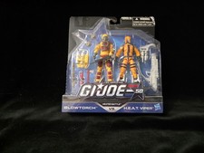 GI JOE  50TH ANNIVERSARY Heated Battle Blowtorch Heat Viper  2-PACK