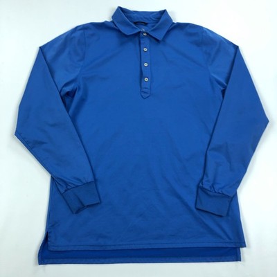 Zero Restriction Shirt Men Large Golf Performance Tour Series Long Sleeve
