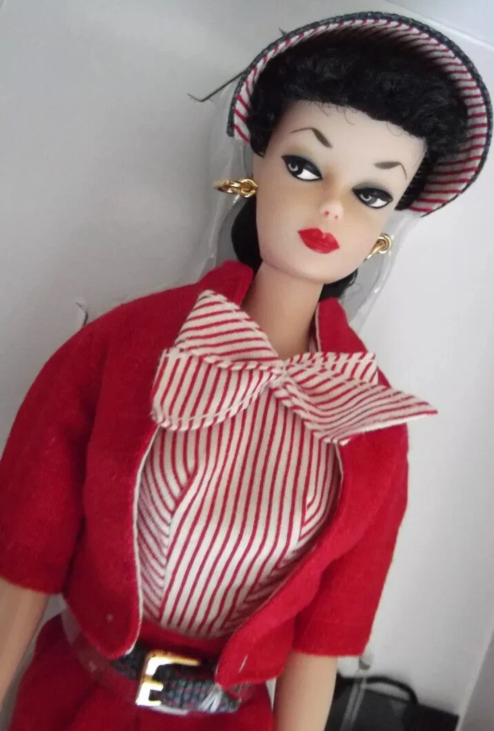Busy Gal Reproduction Barbie Doll Red Jacket Eyeglasses