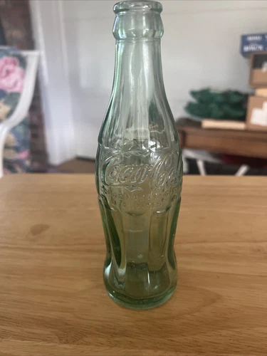 Rare Vintage Hobble Skirt Coca Cola Steubenville Ohio Green Bottle