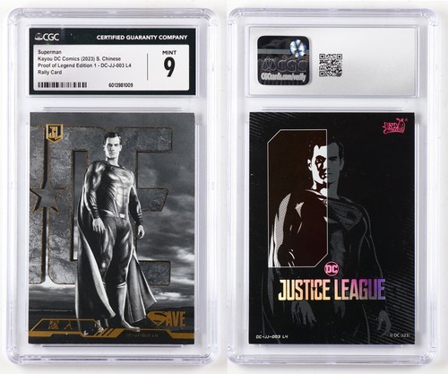 CGC MINT 9 2023 Kayou DC Proof of the legend TCG Card DC-JJ-003 Superman