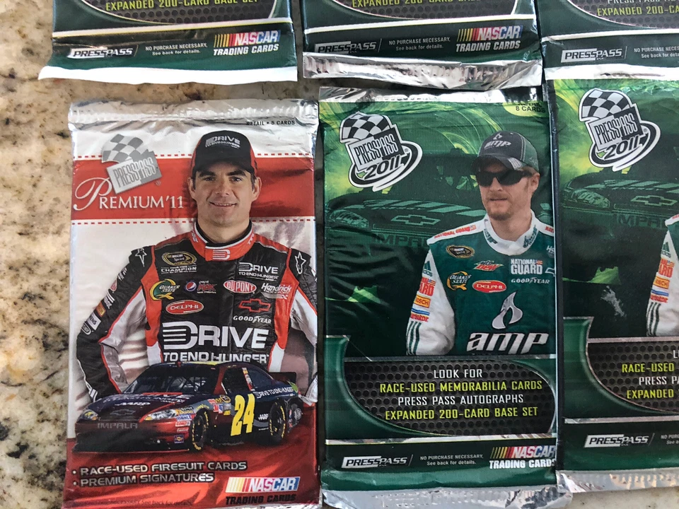 Lot Of 15 2011 PRESS PASS RETAIL Sealed Packs NASCAR TRADING CARDS - Eclipse - Image 2 of 3