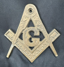 Masonic Symbol, Plaque,Rare,Antique,A.C. Williams Co., ACW Co. Ravenna, Ohio